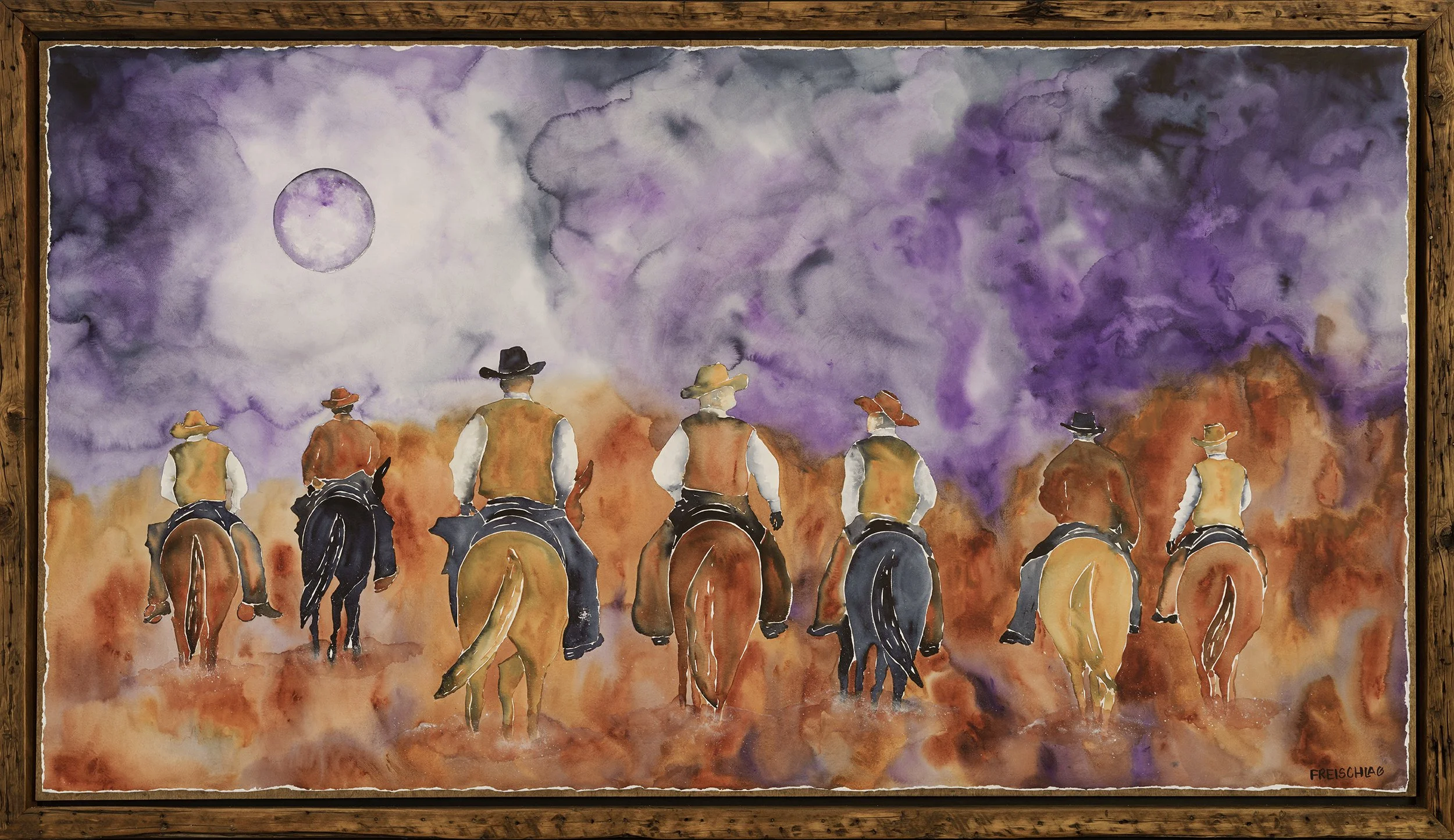 About a Purple Sky 50x84