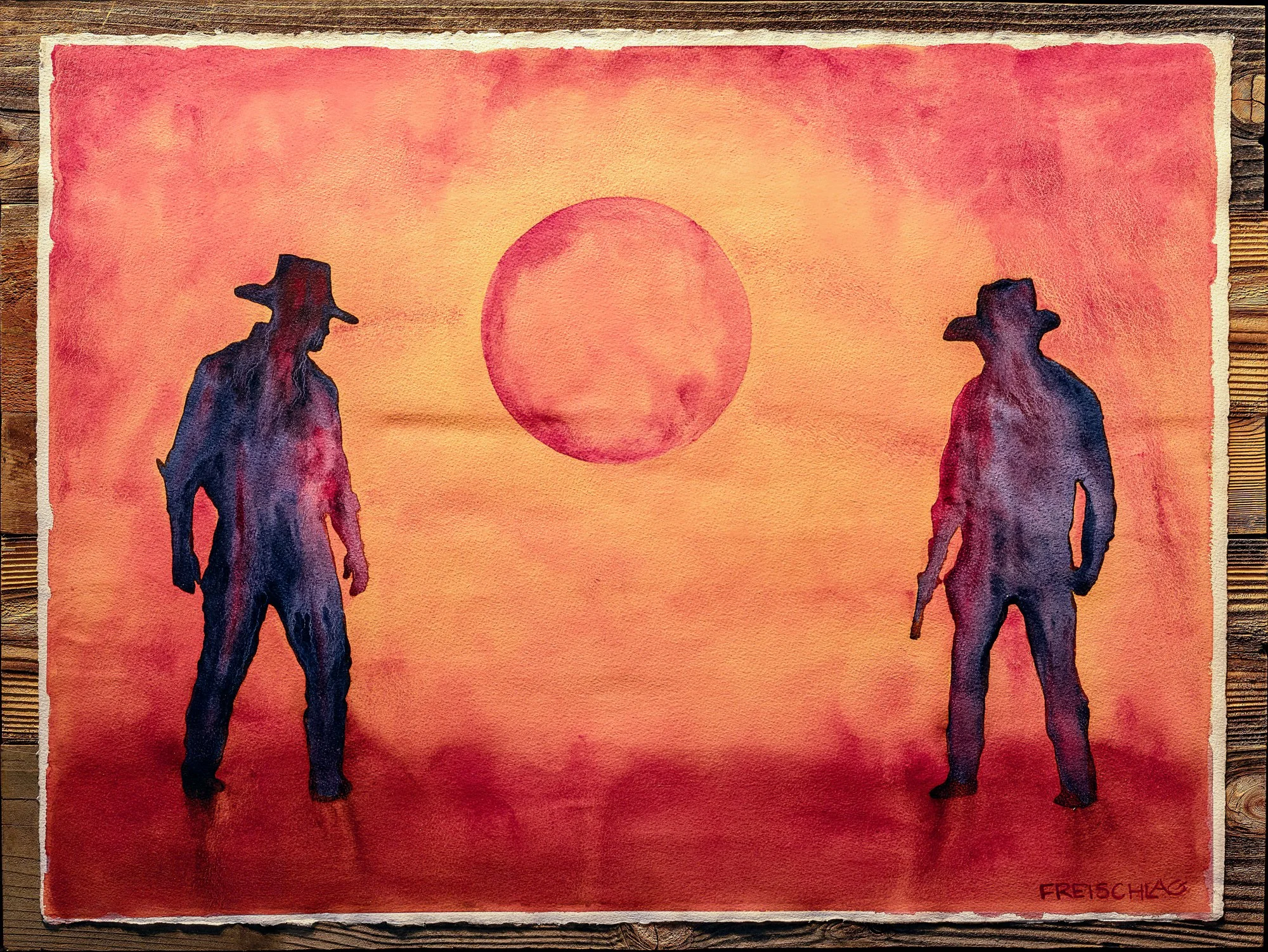 Hickock vs. Tutt 22x30