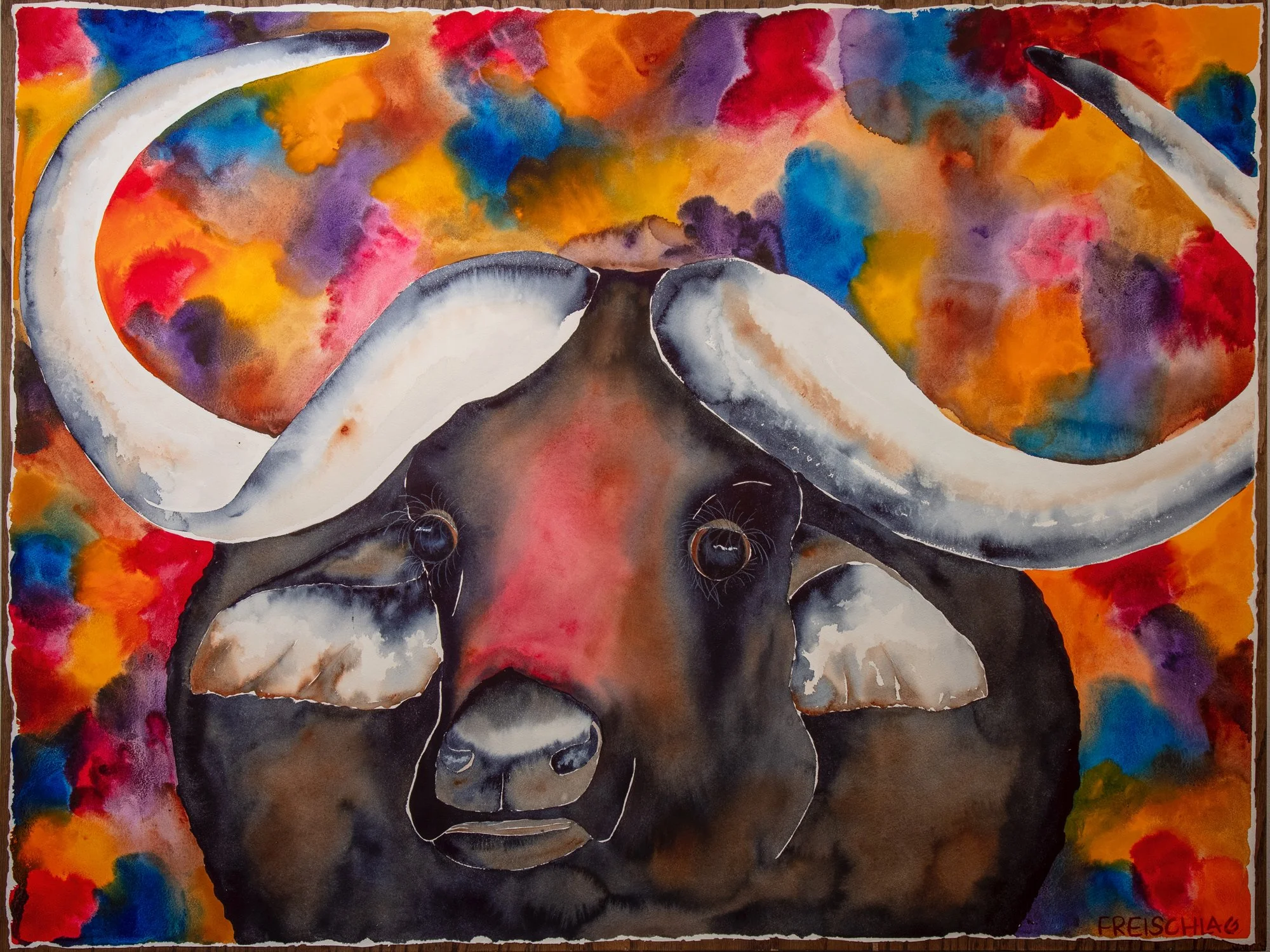 IN a Buffalo's Tapestry 36x48