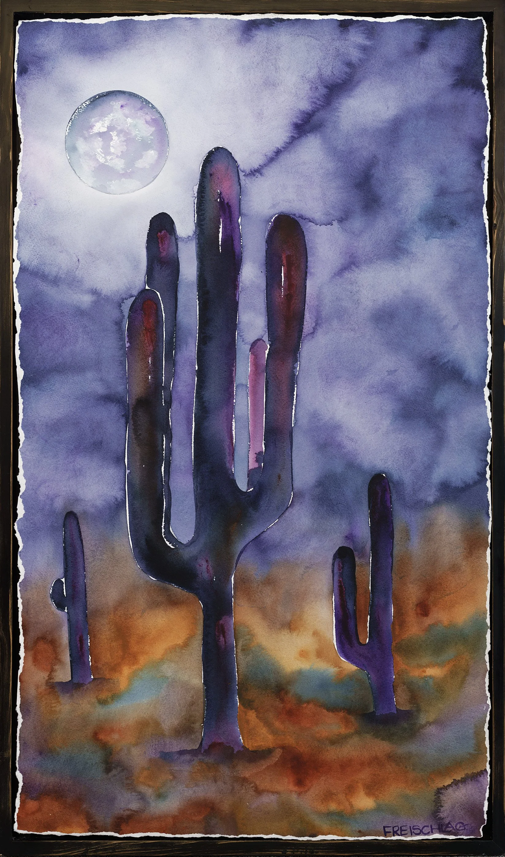 Under an Indigo Moon 36x24