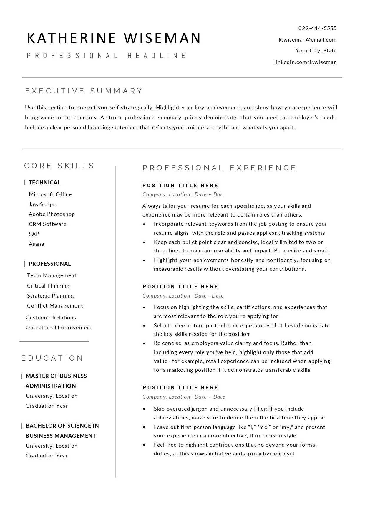 Modern Professional