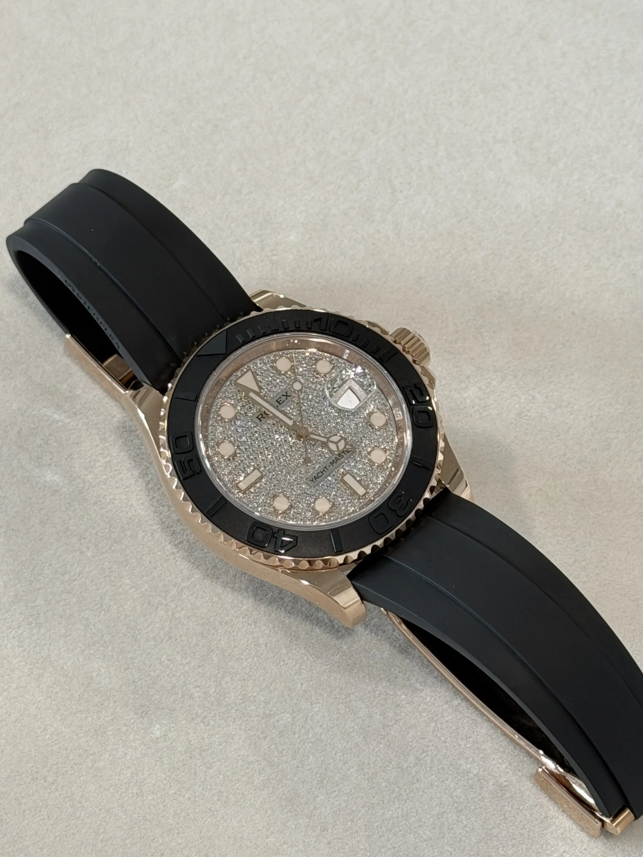 Rolex Yacht-Master 40 Pave Diamond Dial Side.JPG