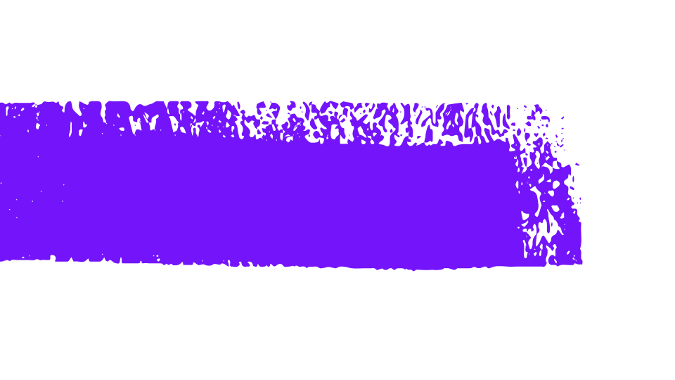 Close-up of a computer keyboard with purple keys and black background.