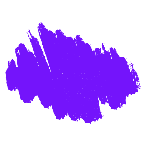 Purple paint splash on a black background.