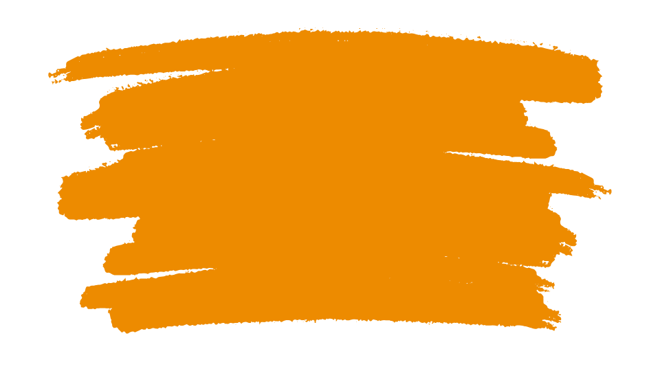 Orange paint streaks on a black background