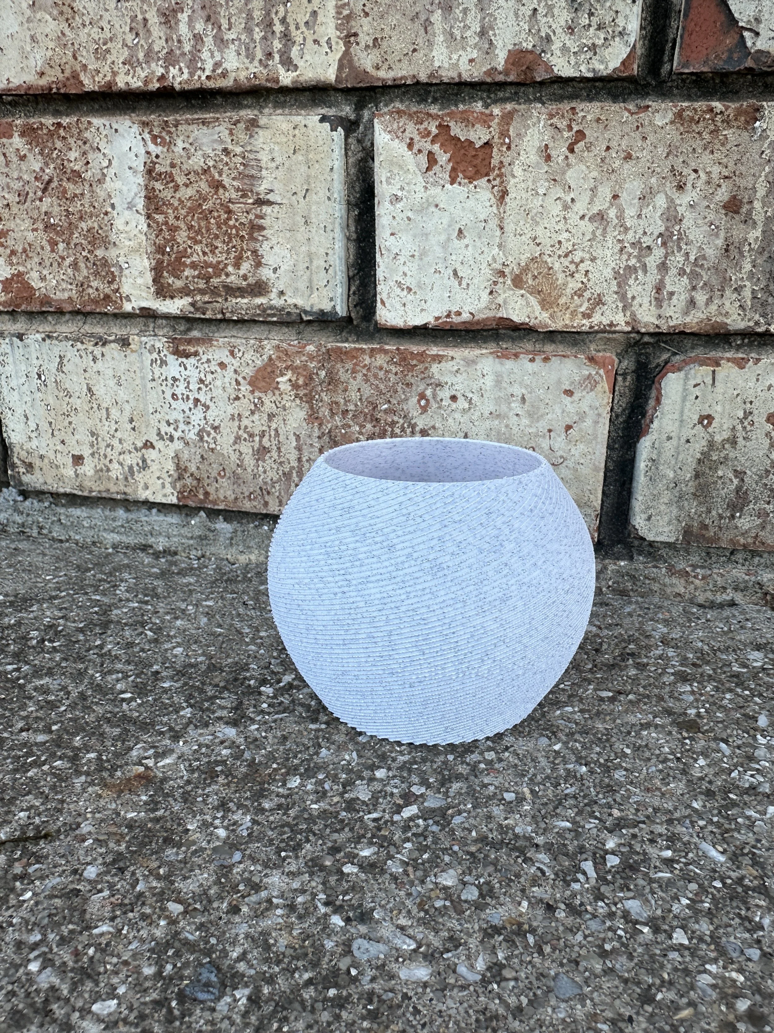 Small Round Succulent Vase