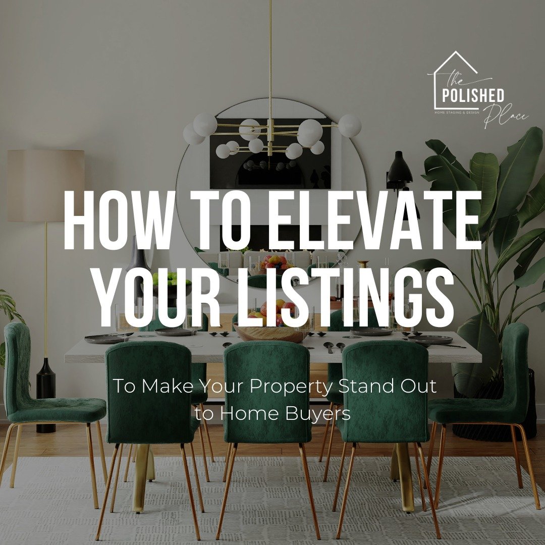 How to ELEVATE Your Listings ⬇

Want buyers to stop scrolling and start scheduling showings?

✔️ Declutter and depersonalize
✔️ Maximize natural light
✔️ Refresh paint with light, neutral colors
✔️ Rearrange furniture for better flow
✔️ Style key spa