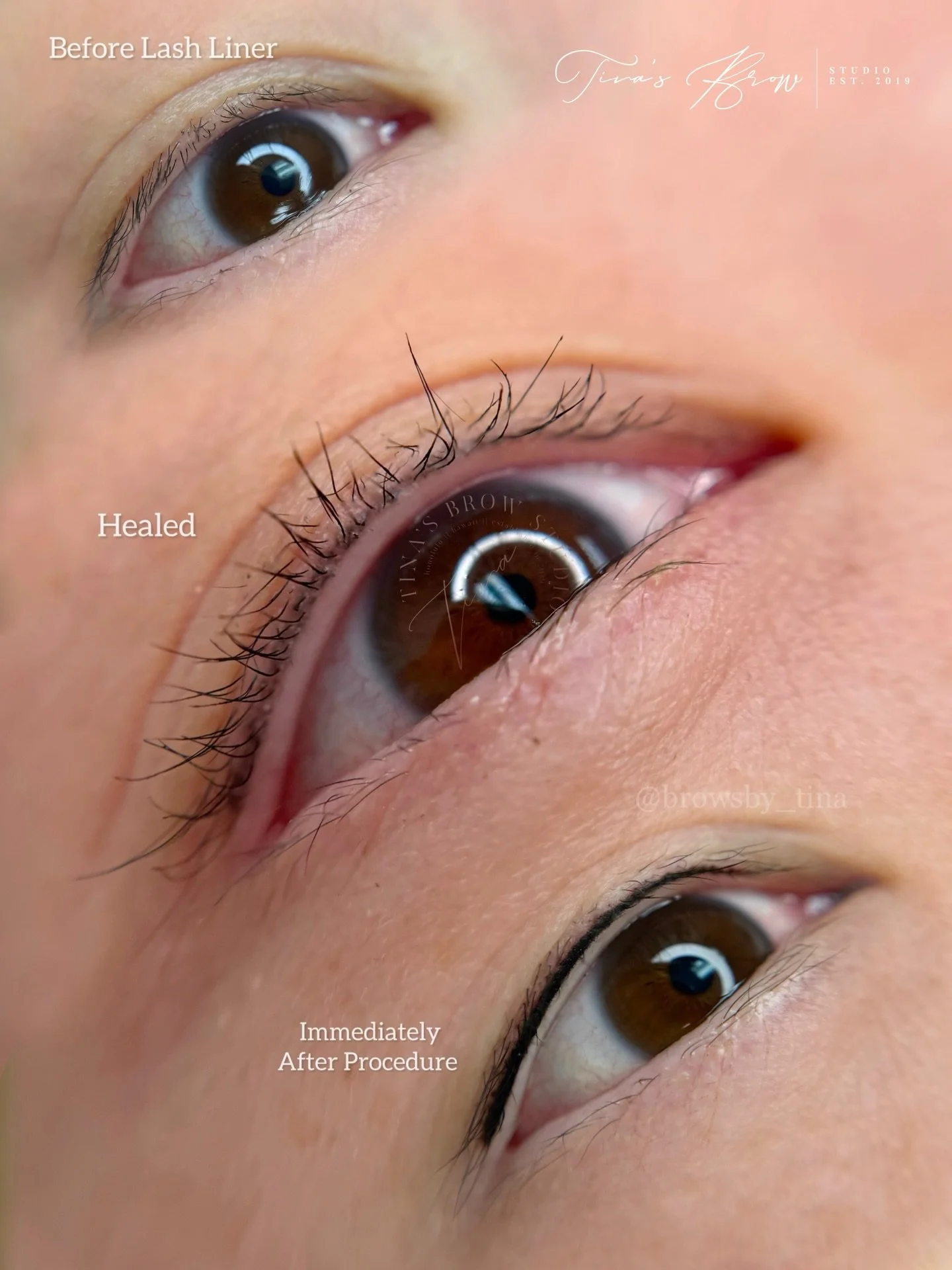 Are you scared that lash liner will look too dark or too obvious? 😱 You&rsquo;re not the only one. It&rsquo;s the most common concern I hear.

👁️💄This isn&rsquo;t traditional eyeliner where the eyelid is tattooed. It&rsquo;s placed within the lash