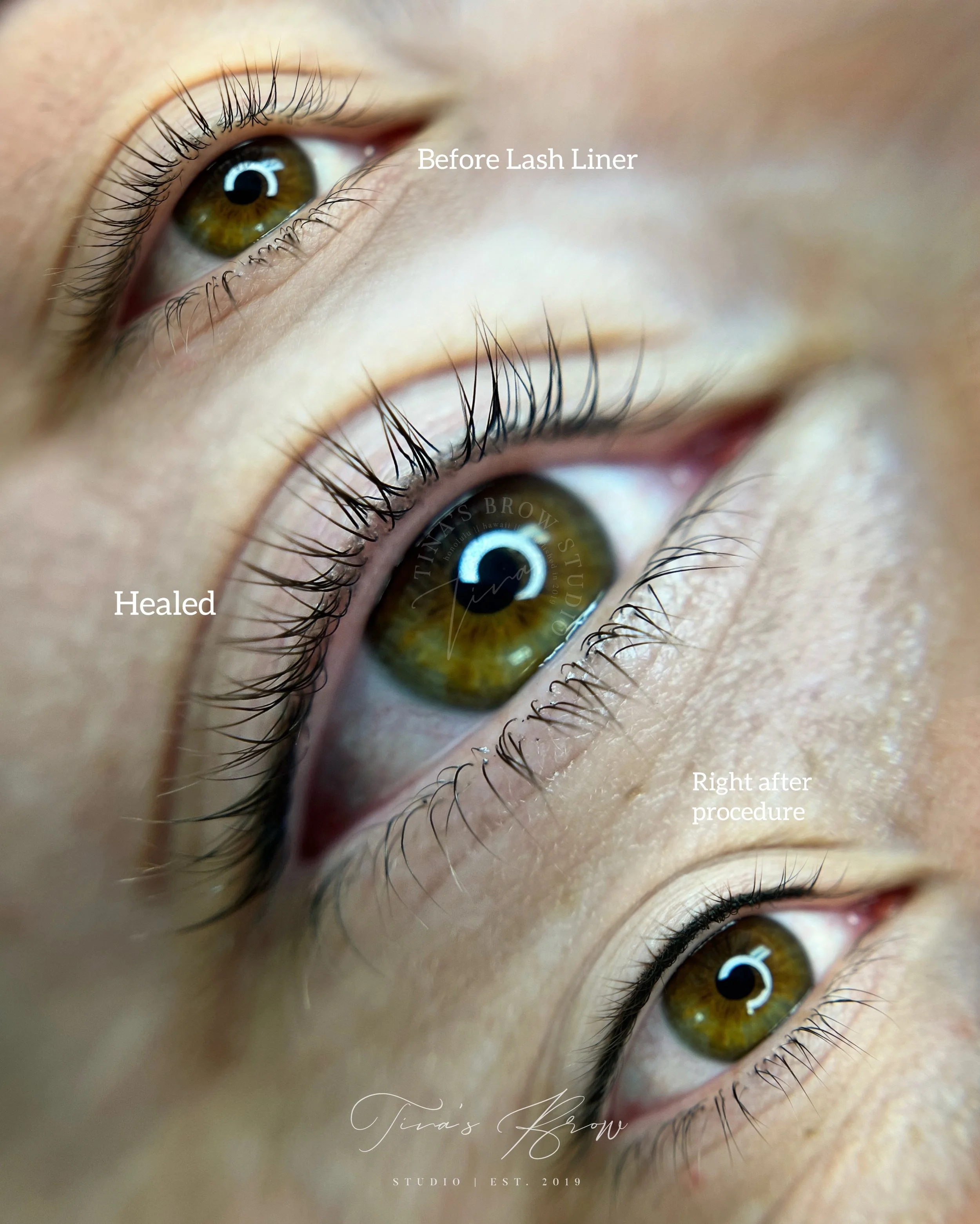 Lash enhancement tattoo in Oahu Hawaii