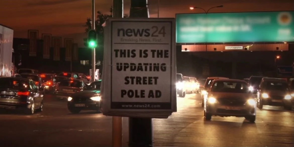 News24: The Updating Street Pole