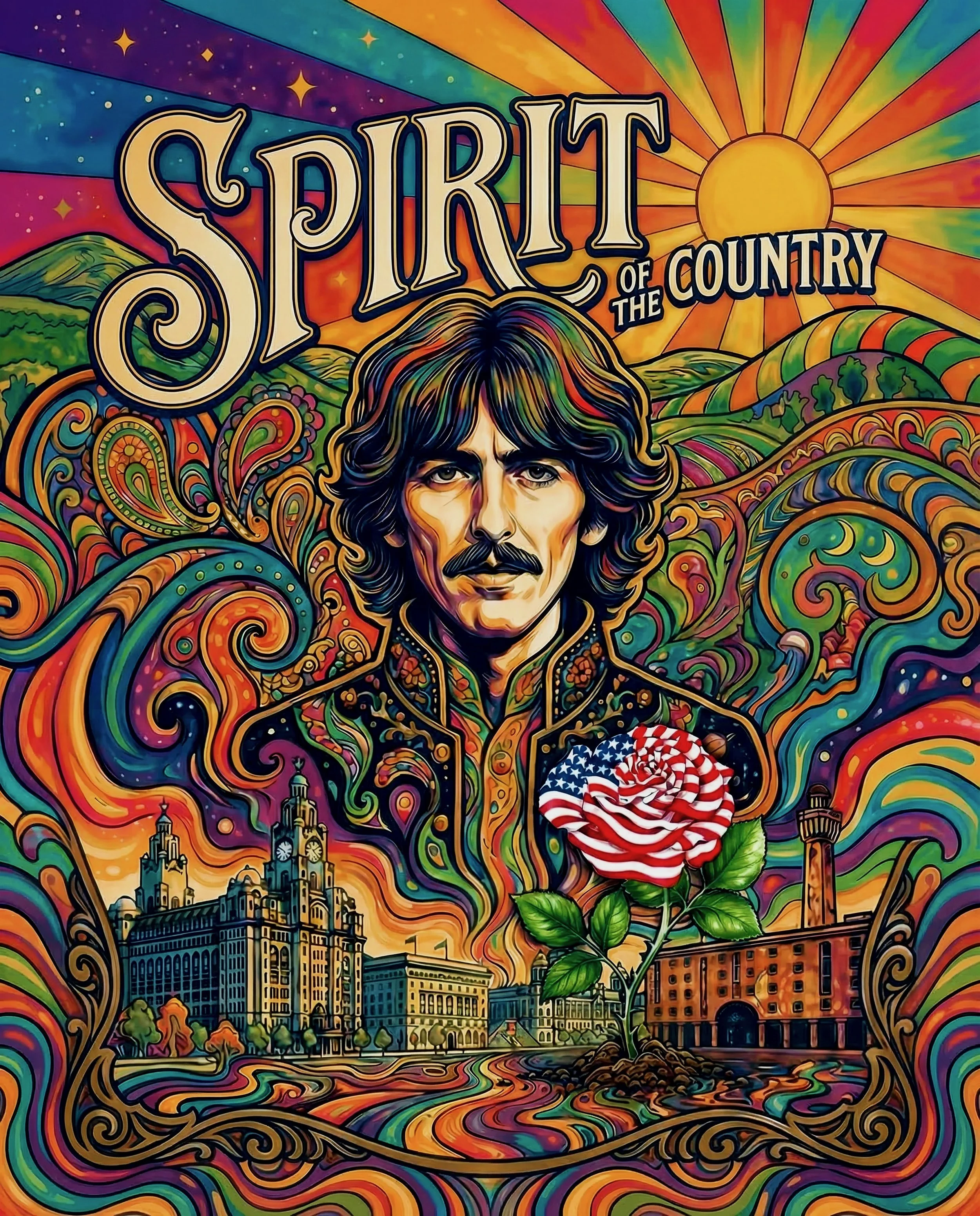 LIVERPOOL, ENGLAND - SPIRIT OF THE COUNTRY at george harrison’s childhood home