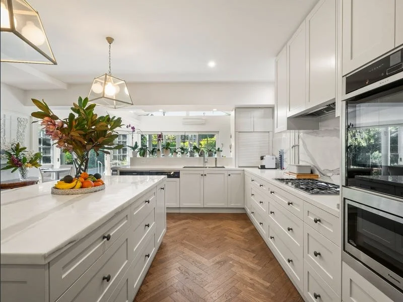 Bellevue Hill Residence by Yvonne Haber Architects. Joinery by David Reddy Furniture.