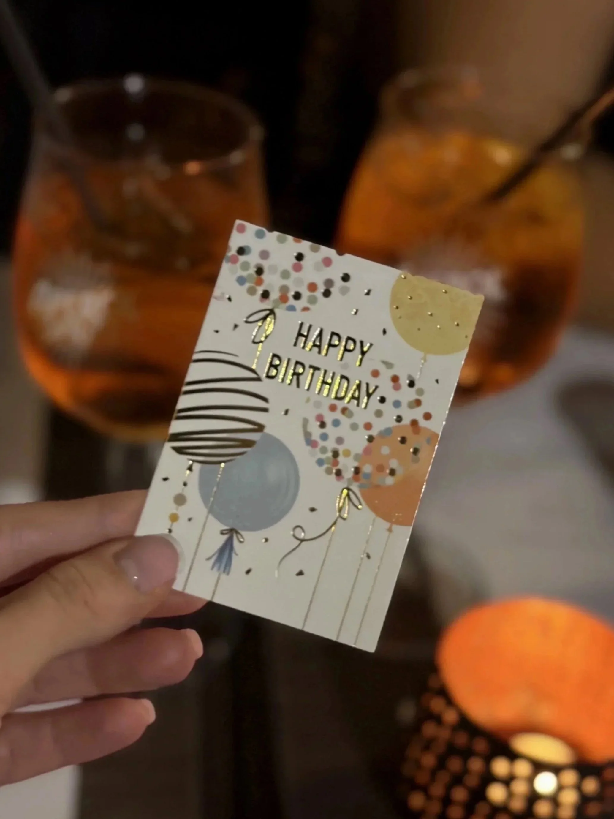 Birthday Balloons Notecard
