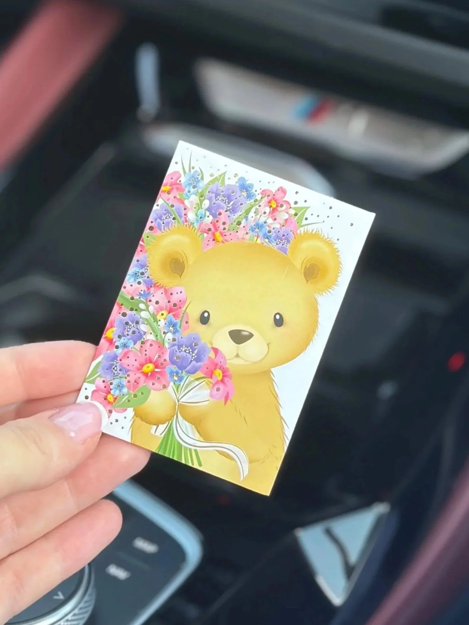 I Love You Beary Much Notecard