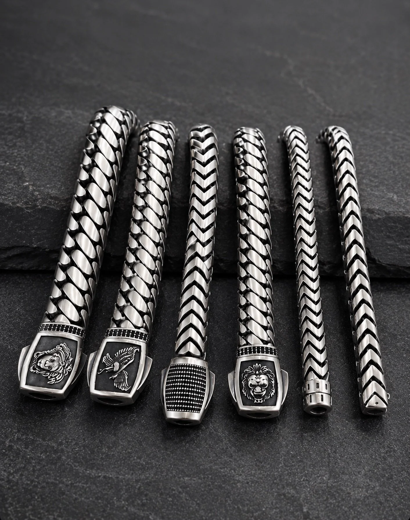 Elevate your wrist game with timeless silver craftsmanship #MensBracelet #SilverBracelet #MensJewelry #925Silver #LuxuryMenswear SilverStyle StatementJewelry HandcraftedJewelry MensFashion PremiumSilver JewelryManufacturer WristGameStrong