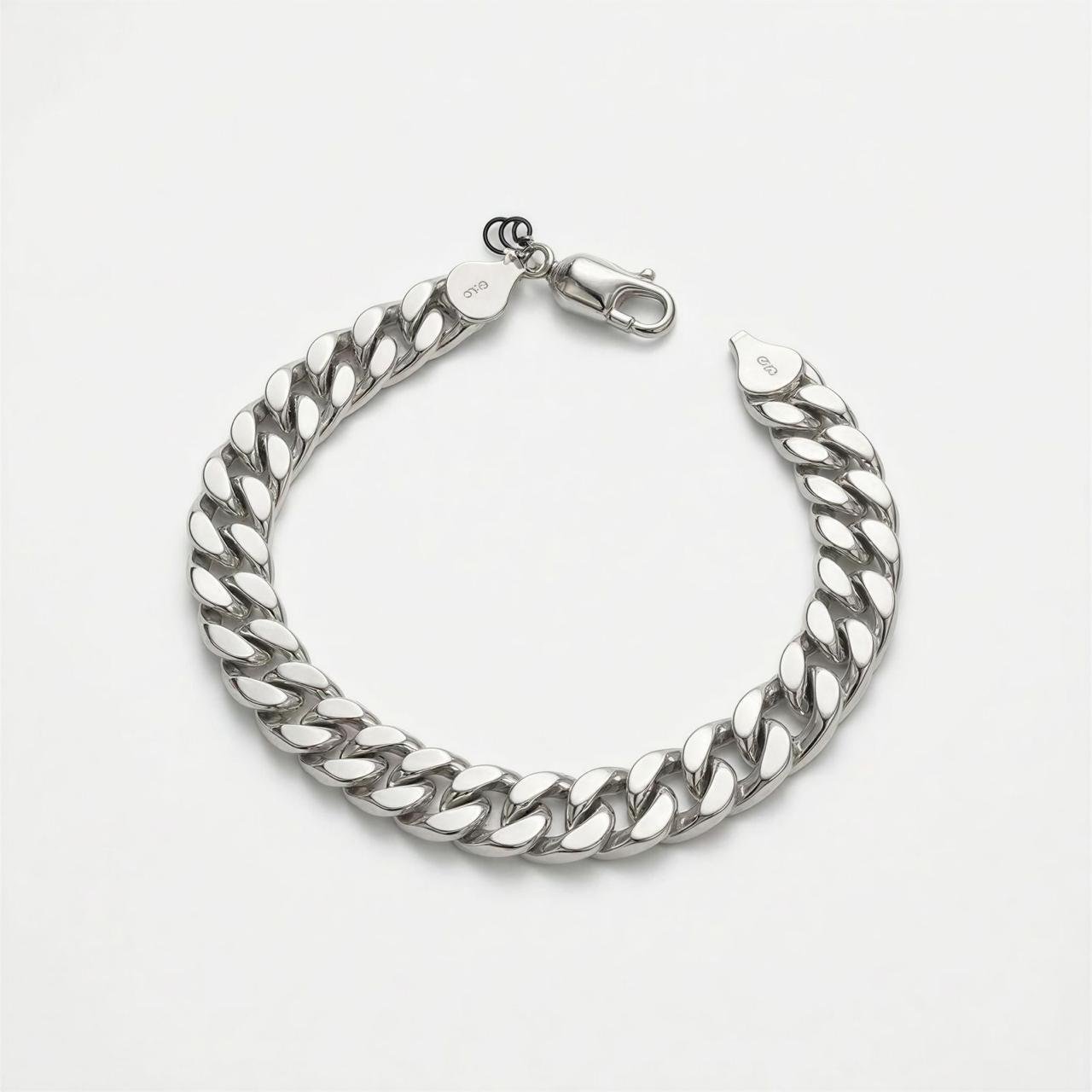 Sterling Silver Cuban/Curb Link Bracelet