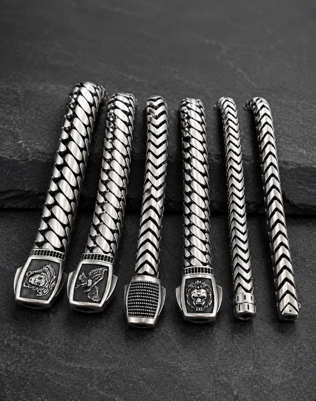 Sterling Silver Men's Signature Link Bracelets