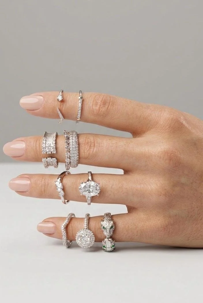 Sterling Silver Statement Ring Collection 2