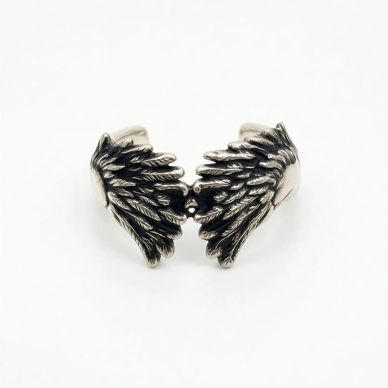 Sterling Silver angel wings cuff