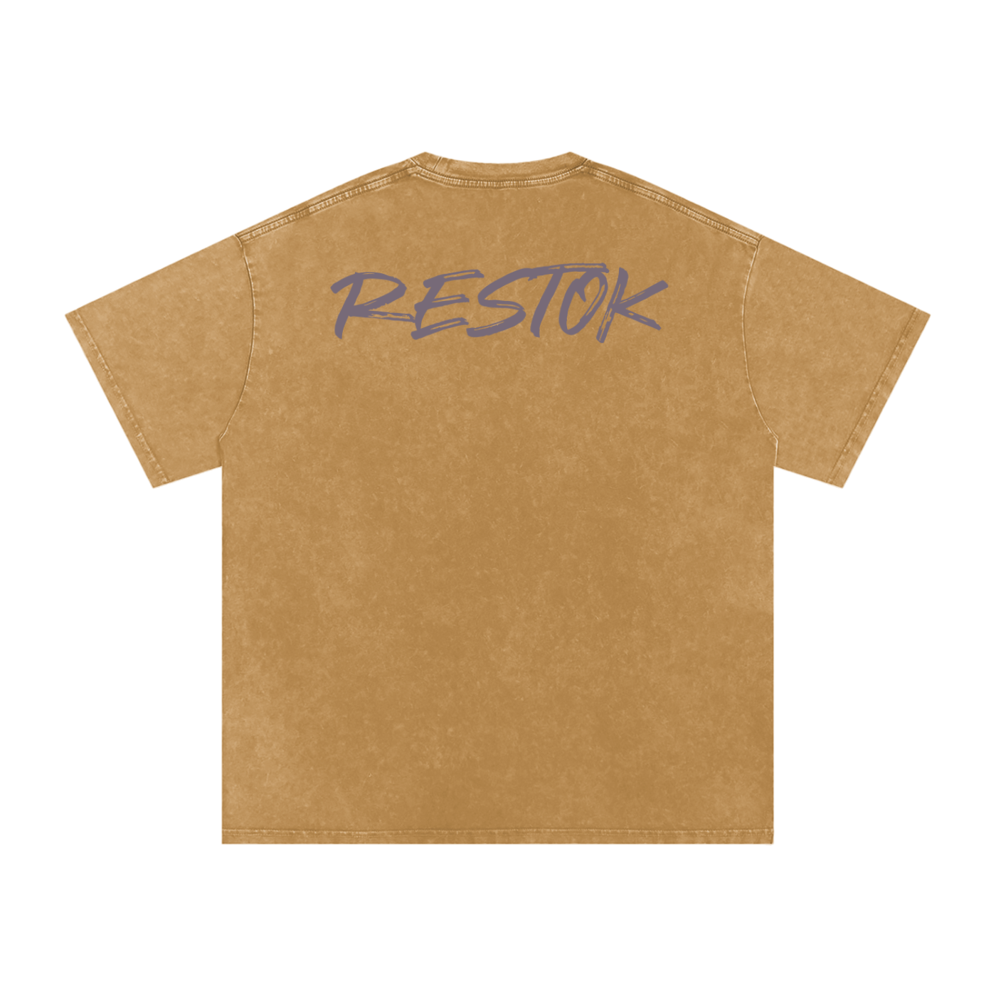 Snow washed oversized cotton tee, RESTOK
