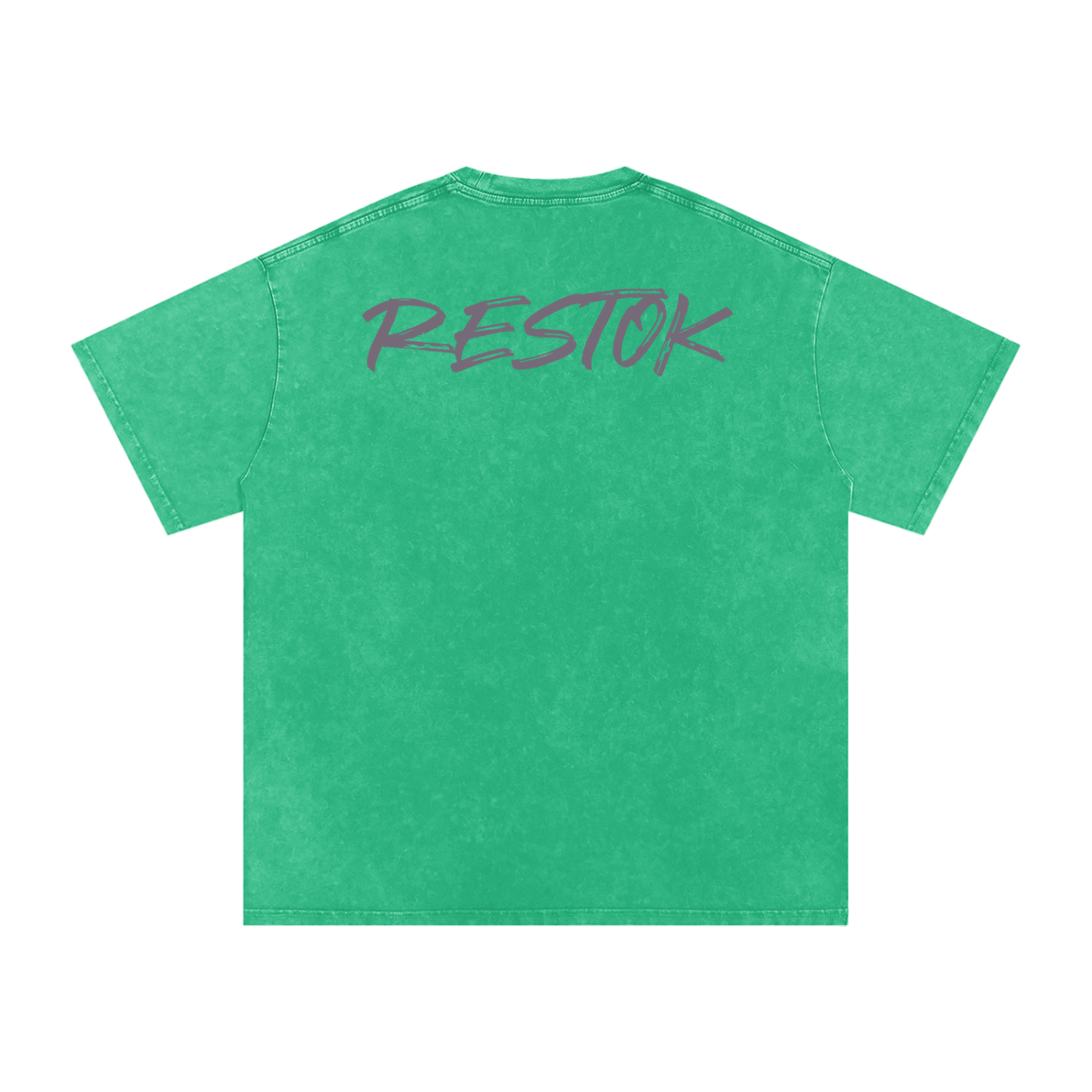 Snow washed oversized cotton tee, RESTOK