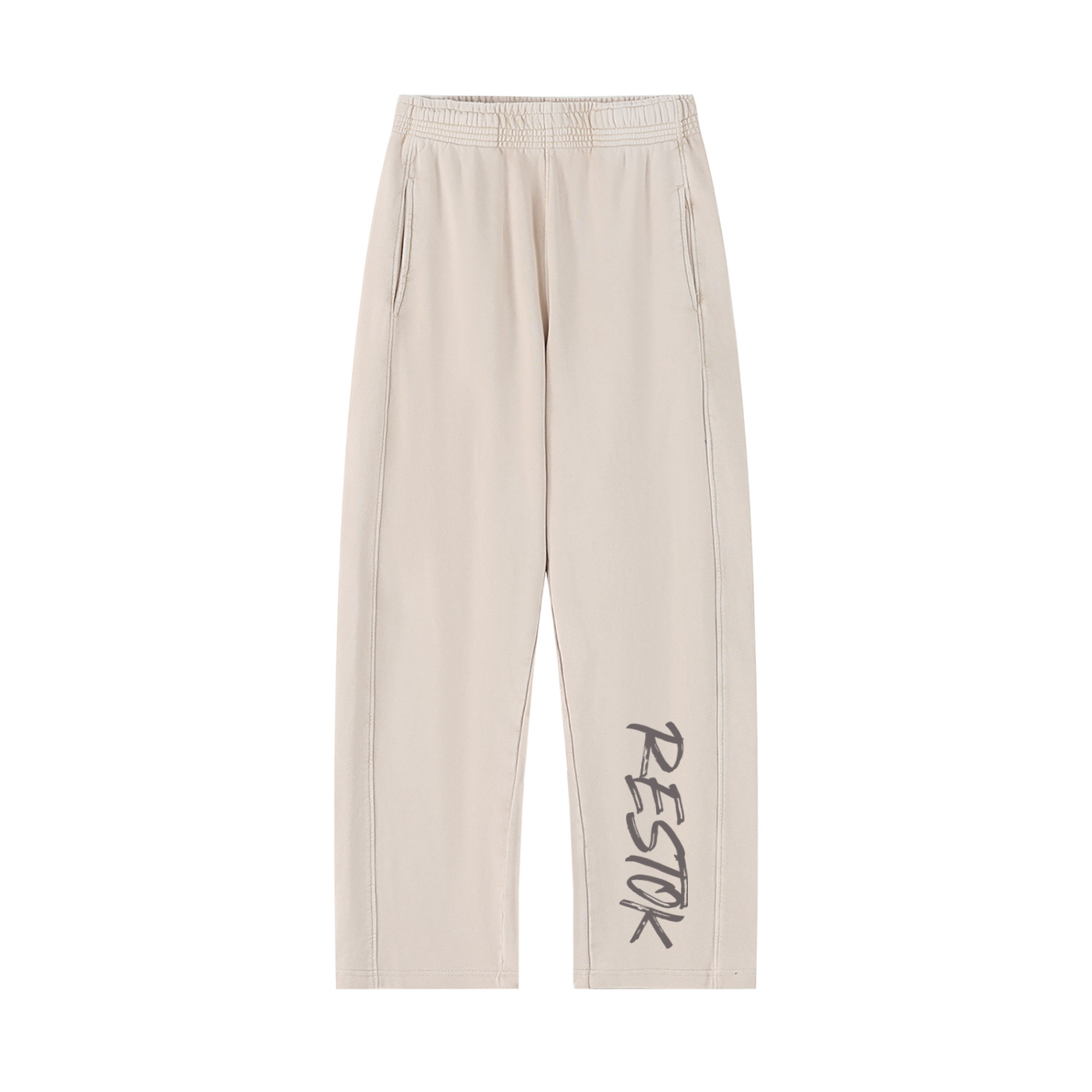 Unisex Mineral Wash Straight Sweatpants