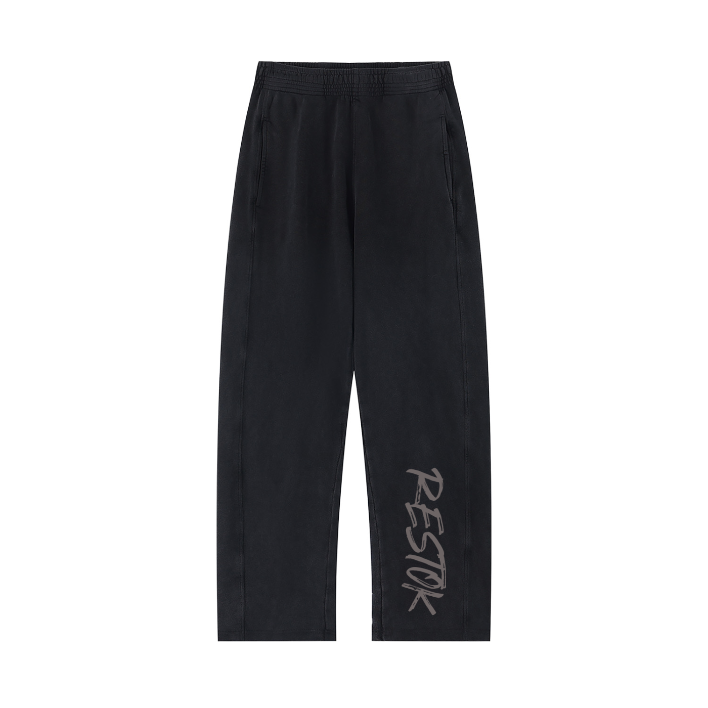Unisex Mineral Wash Straight Sweatpants