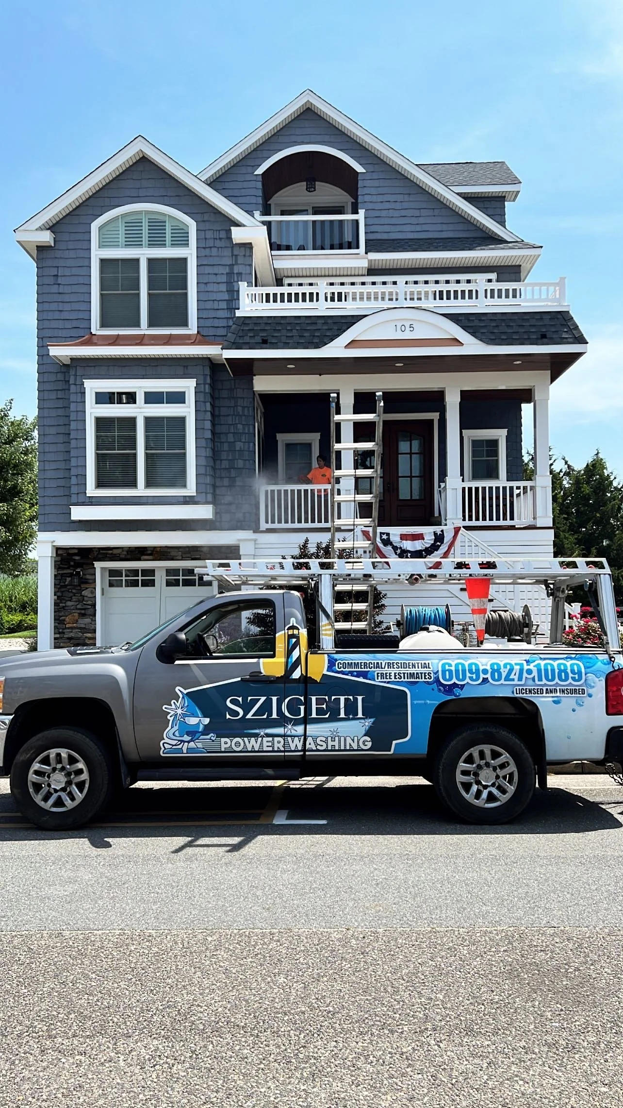Power washing job New Jersey
