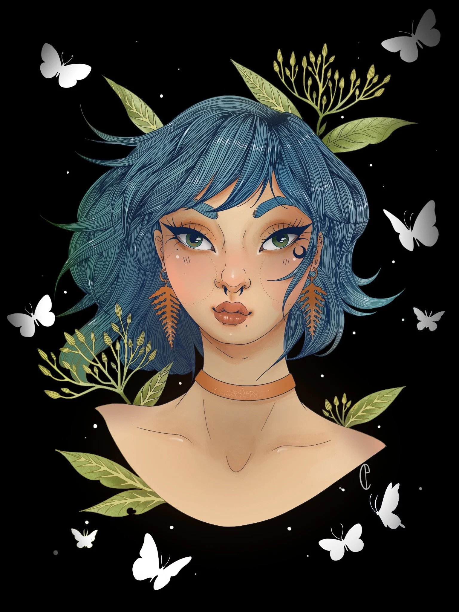 Blue Butterfly
Digital