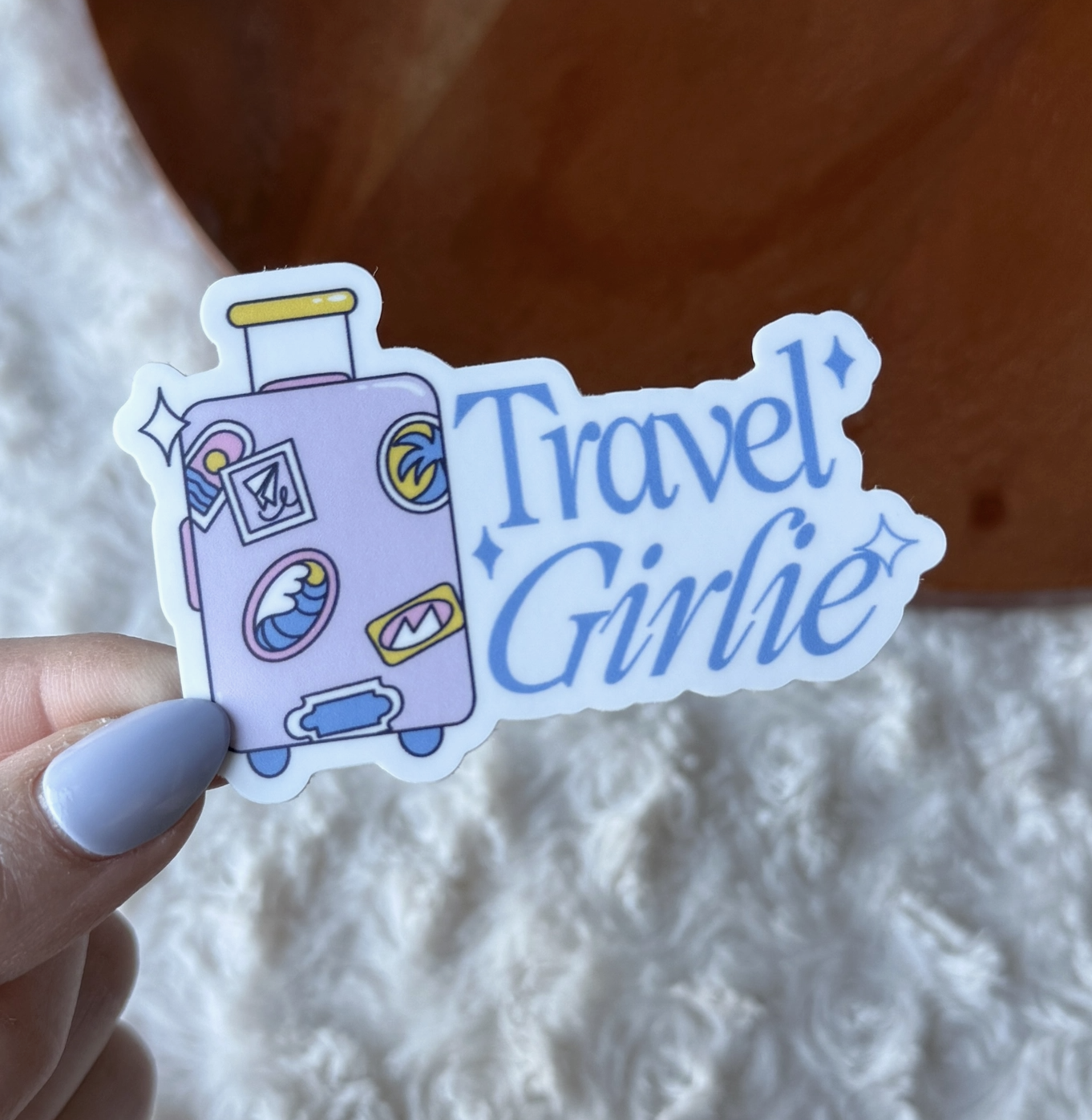 Travel Girlie Sticker