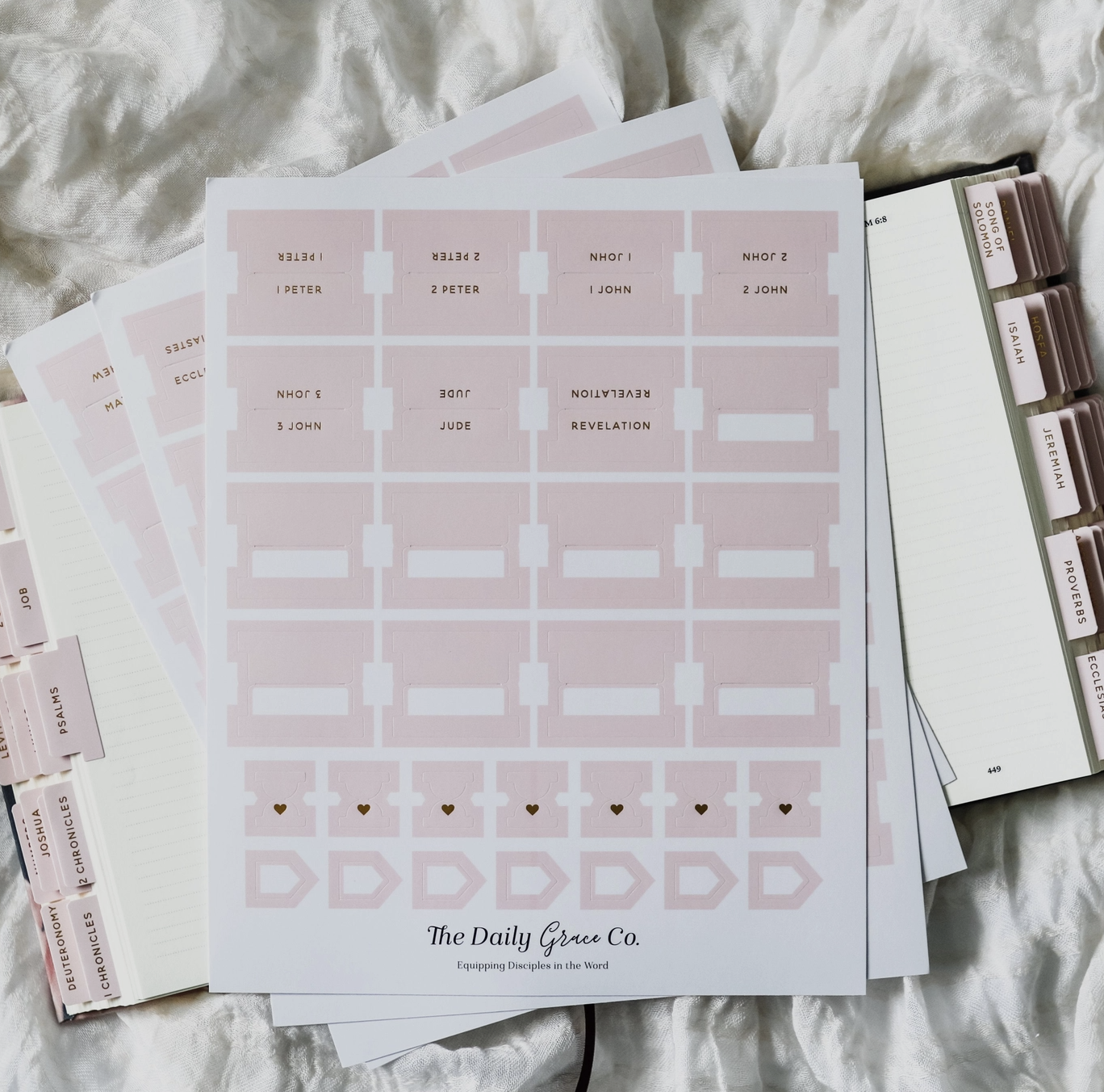 Blush Bible Tabs