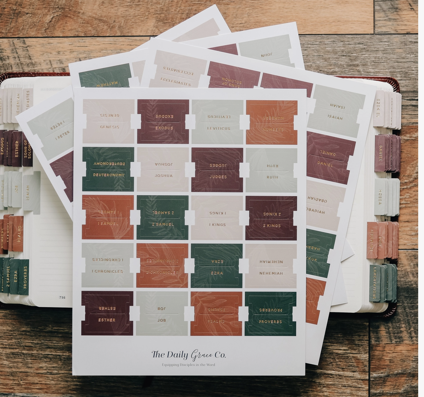 Jewel Tone Bible Tabs