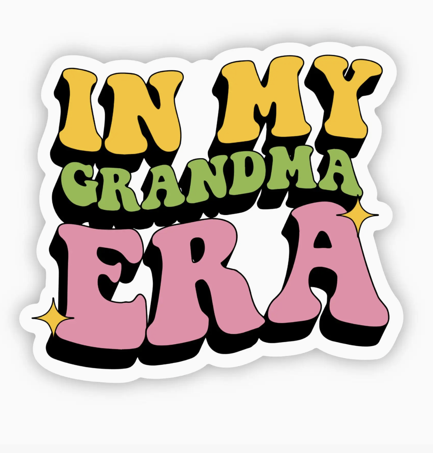 "In My Grandma Era" Sticker