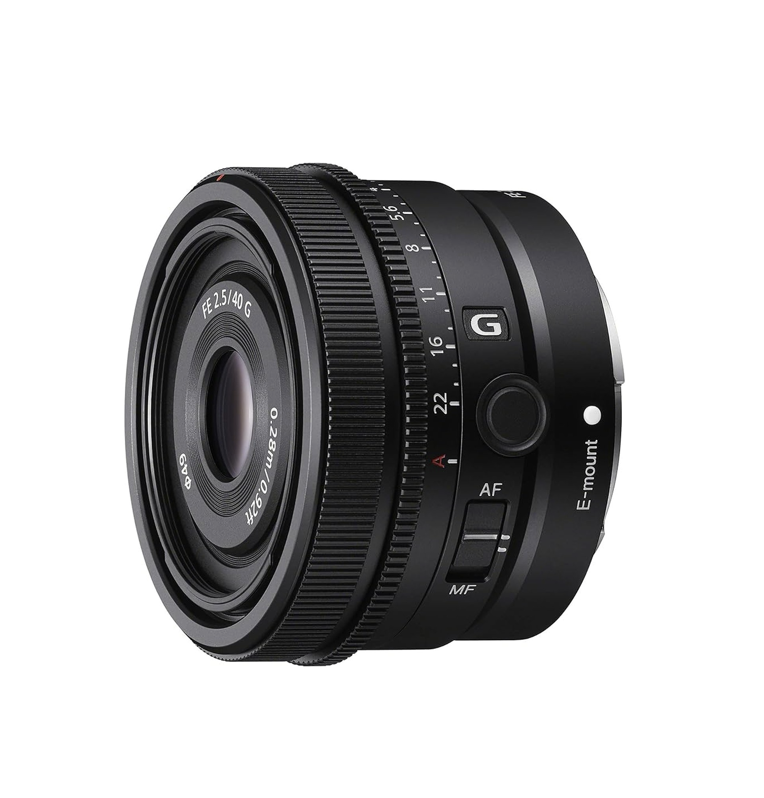 Lente Sony FE 40mm f2.5 G compacto