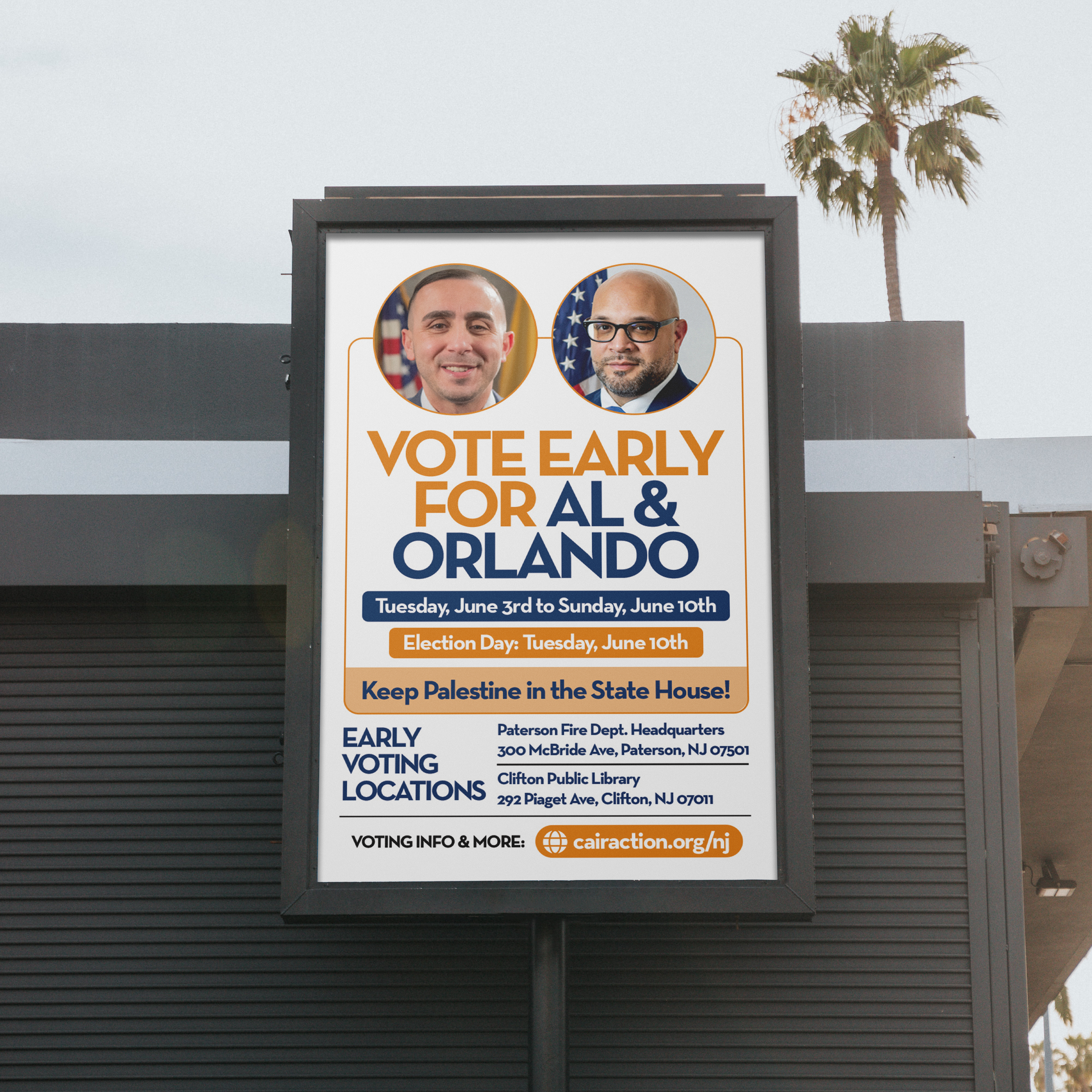 Vote for Al &amp; Orlando Sign