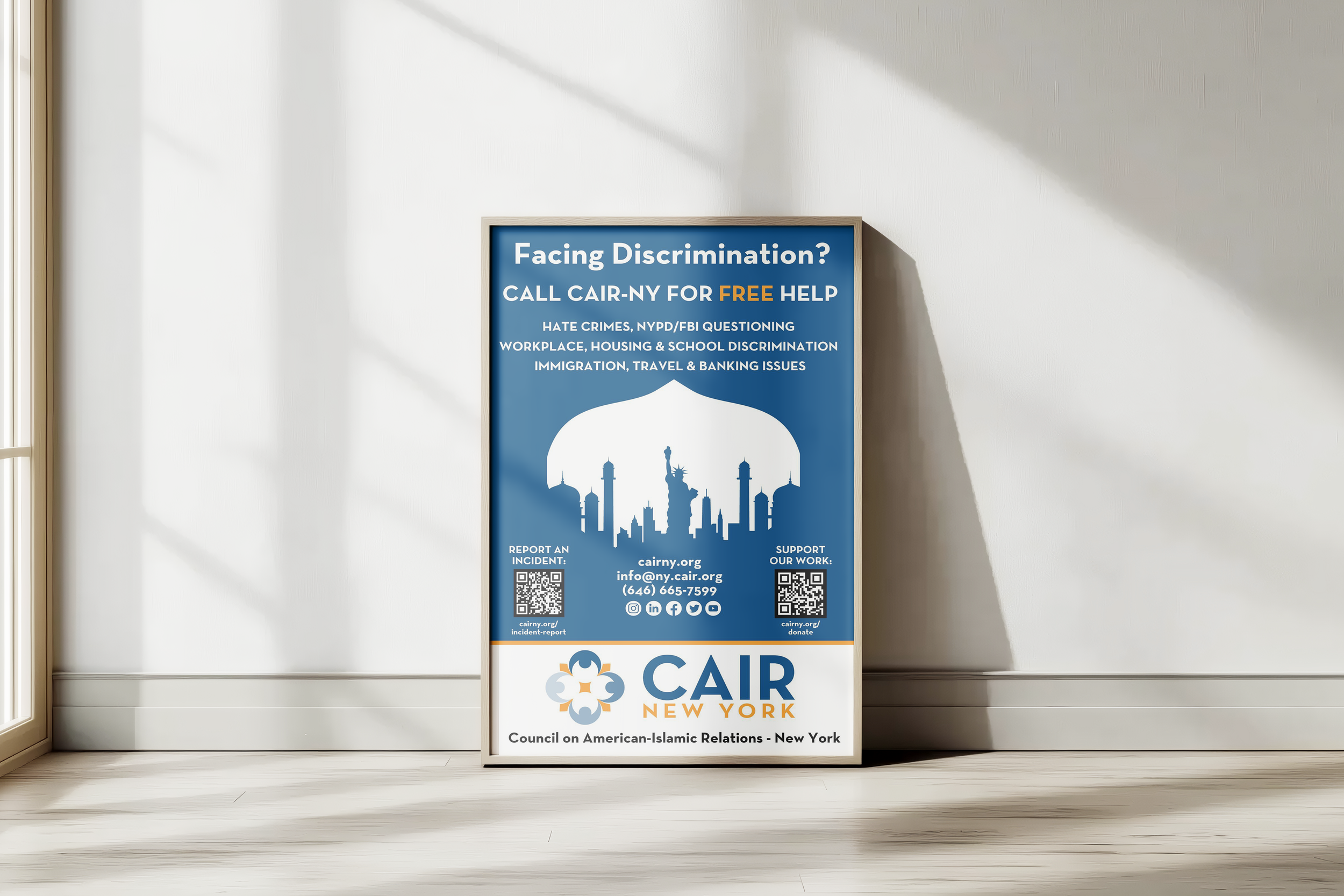 CAIR New York Help Poster
