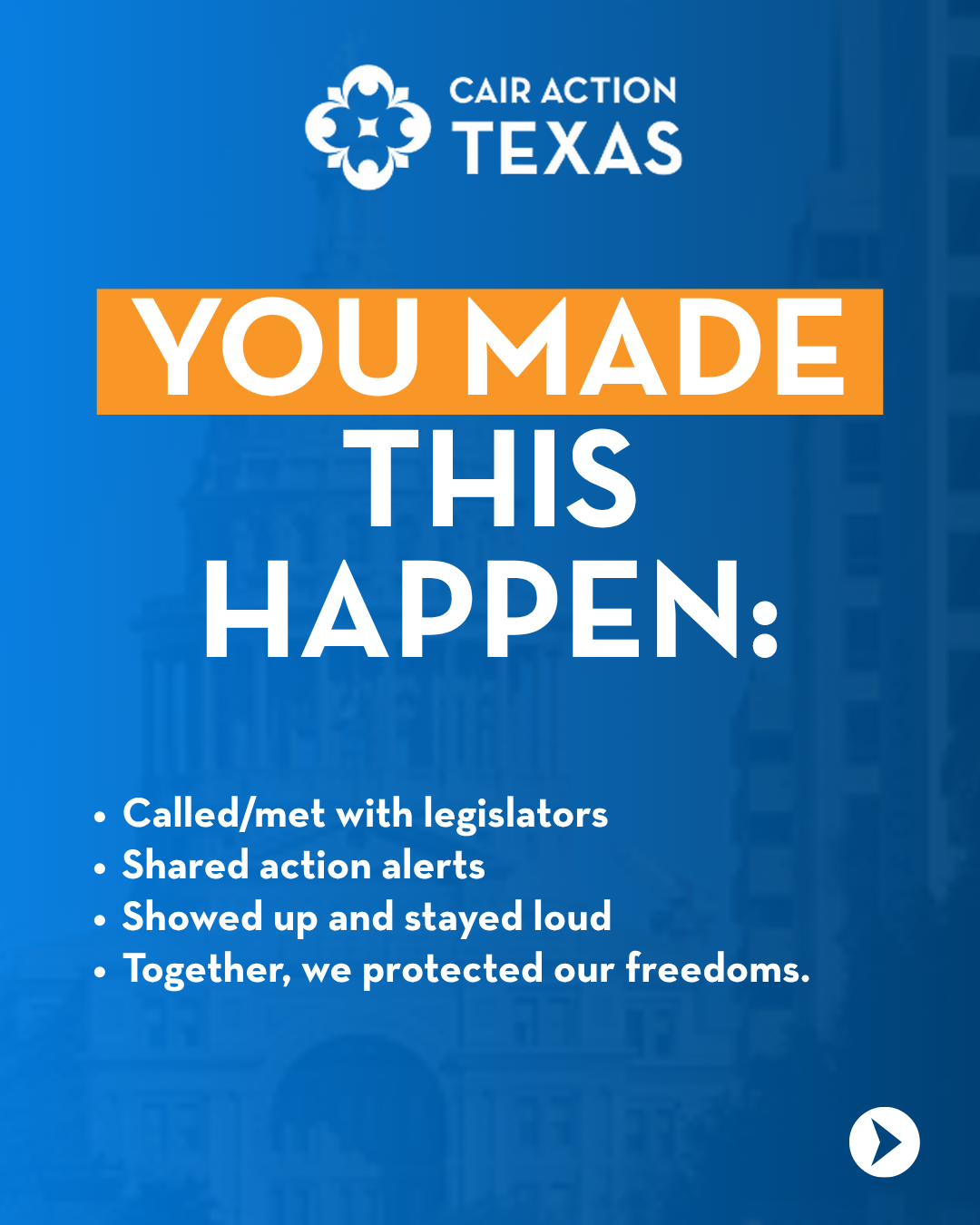 CAIR Action Texas Report Design