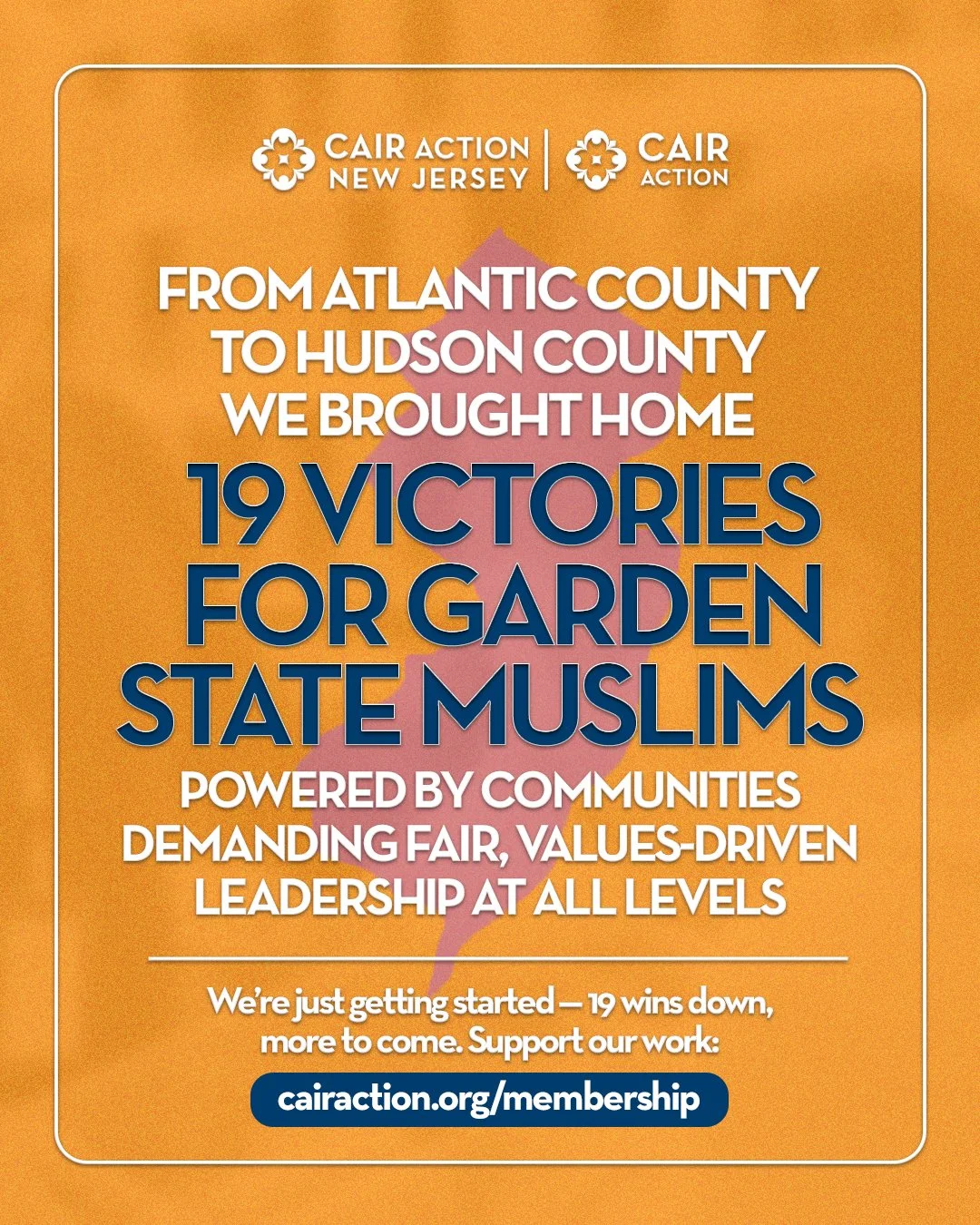 CAIR Action NJ 19 Victories NJ