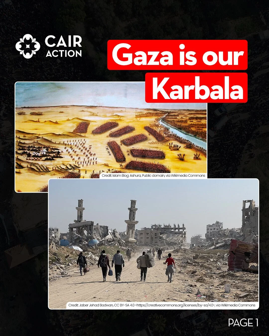 GAZA Is Our Karbala Graphic