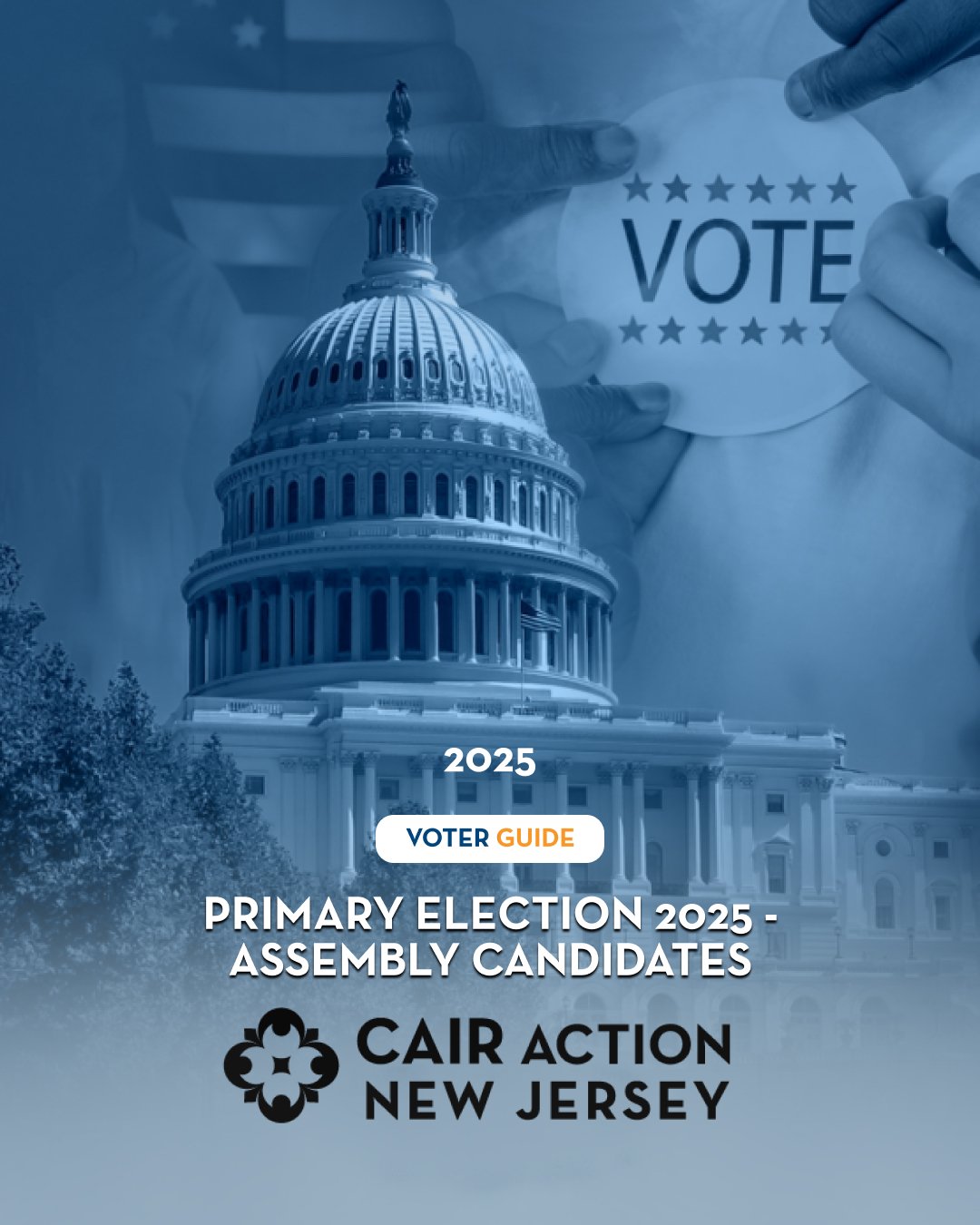 CAIR ACTION Primary Election 2025 Instagram Post Design