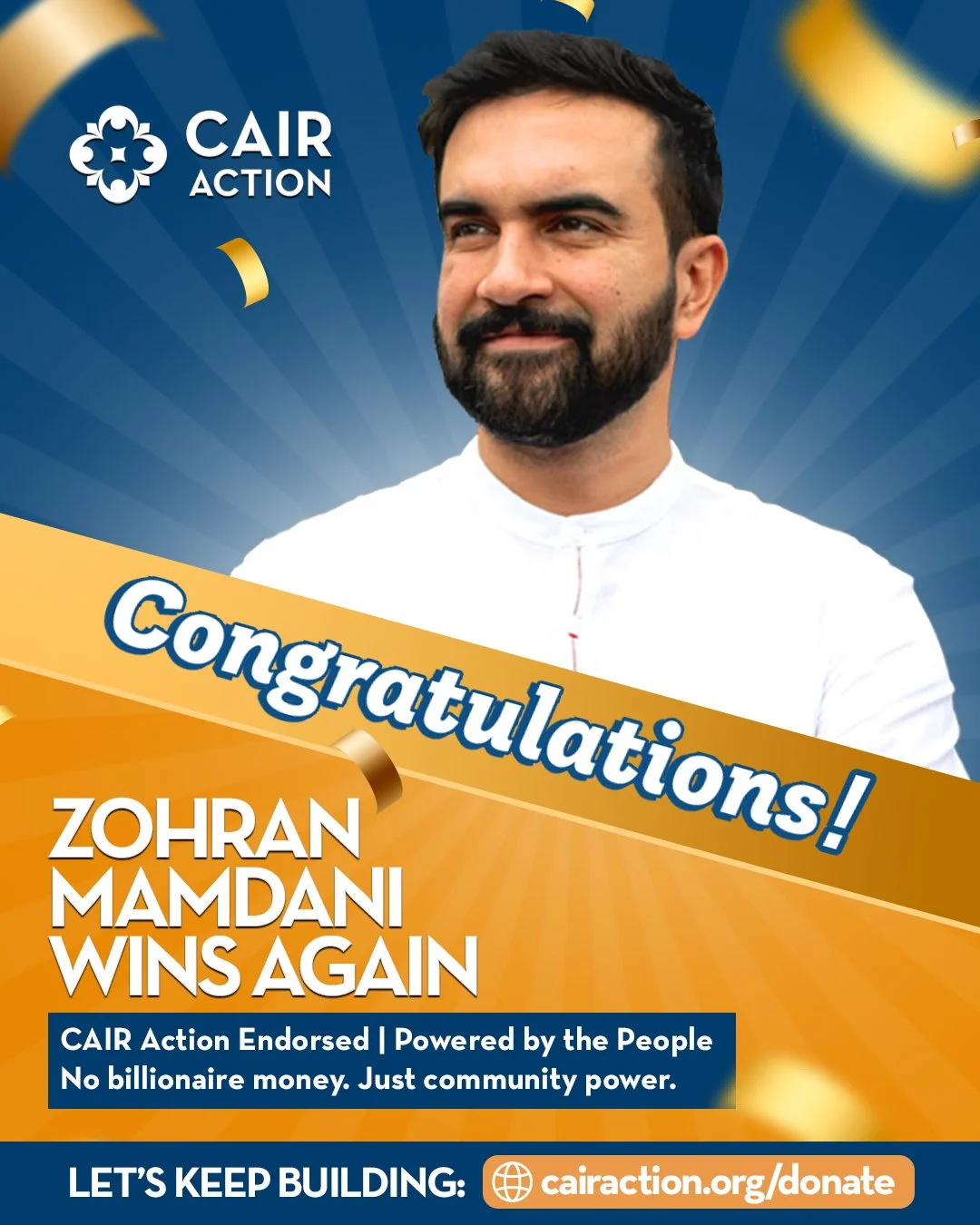 CA Mamdani  Congratulations Post