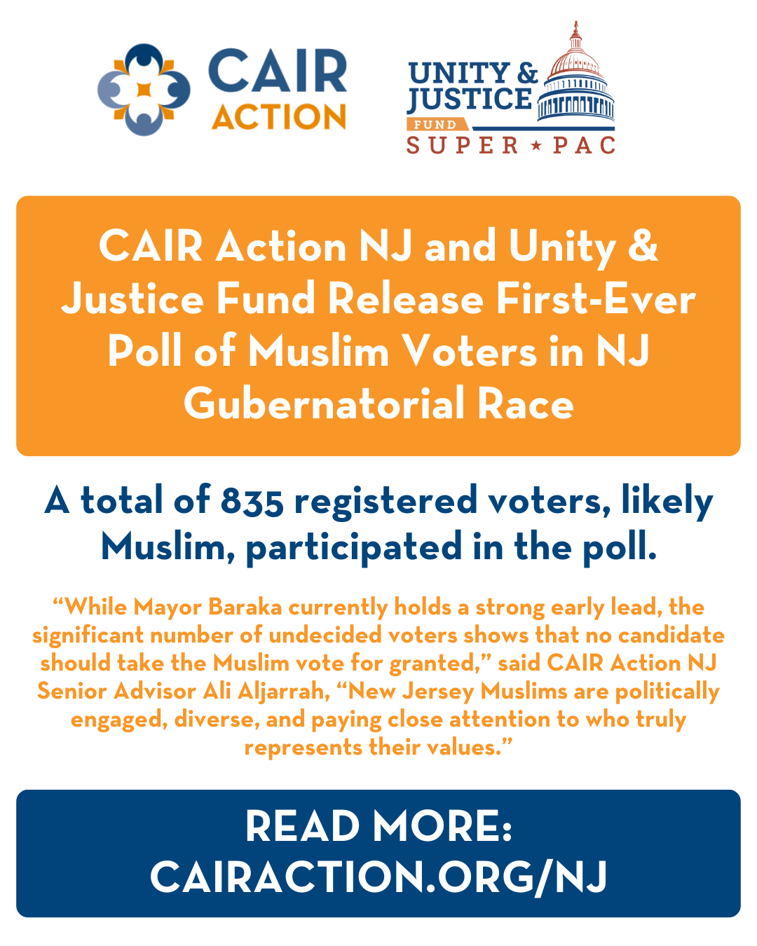CAIR ACTION NJ Poll IG Release Post
