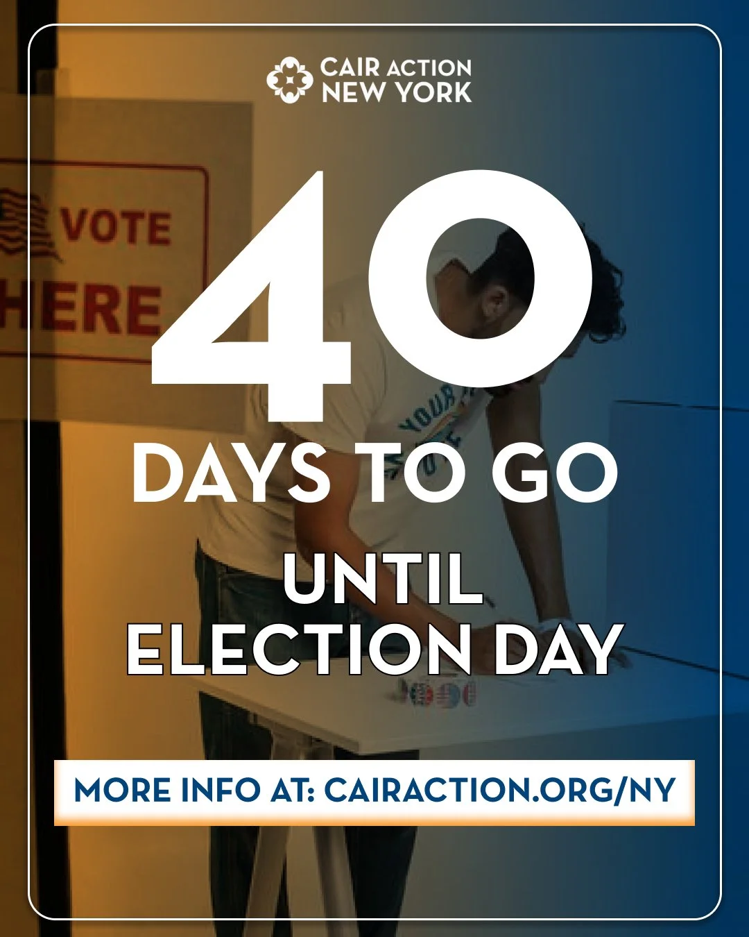 CA NY 40 Days Until Election Reminder Post