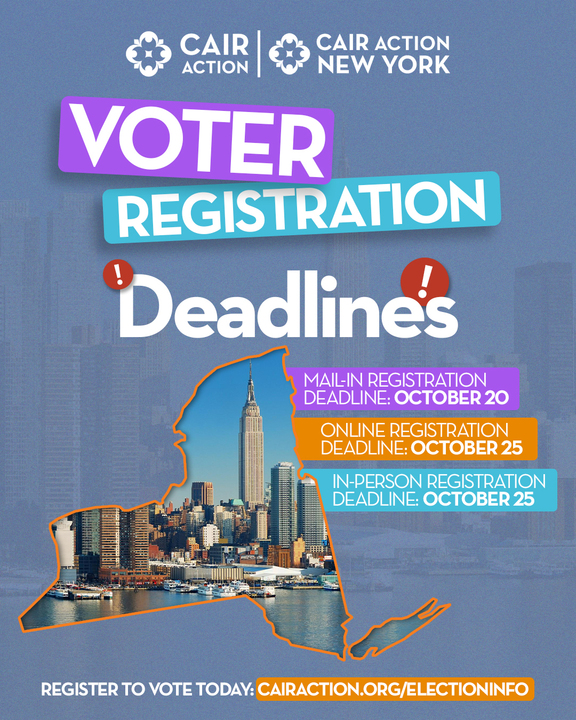 New York Voter Registration Deadline Info Post