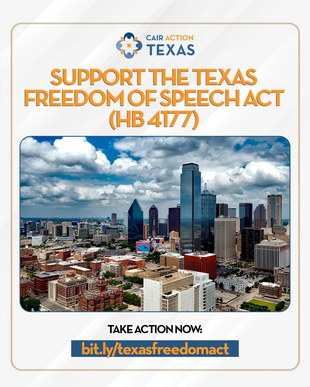 CAIR TX Freedom of Speech Act IG Post Design