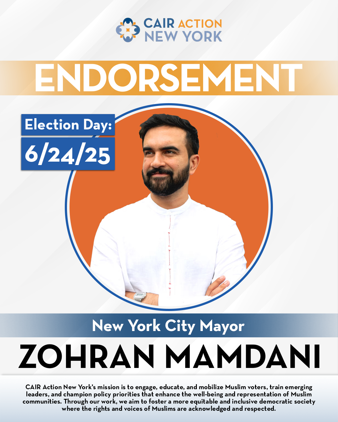 Zohran Mamdani Endorsement NY Post Design