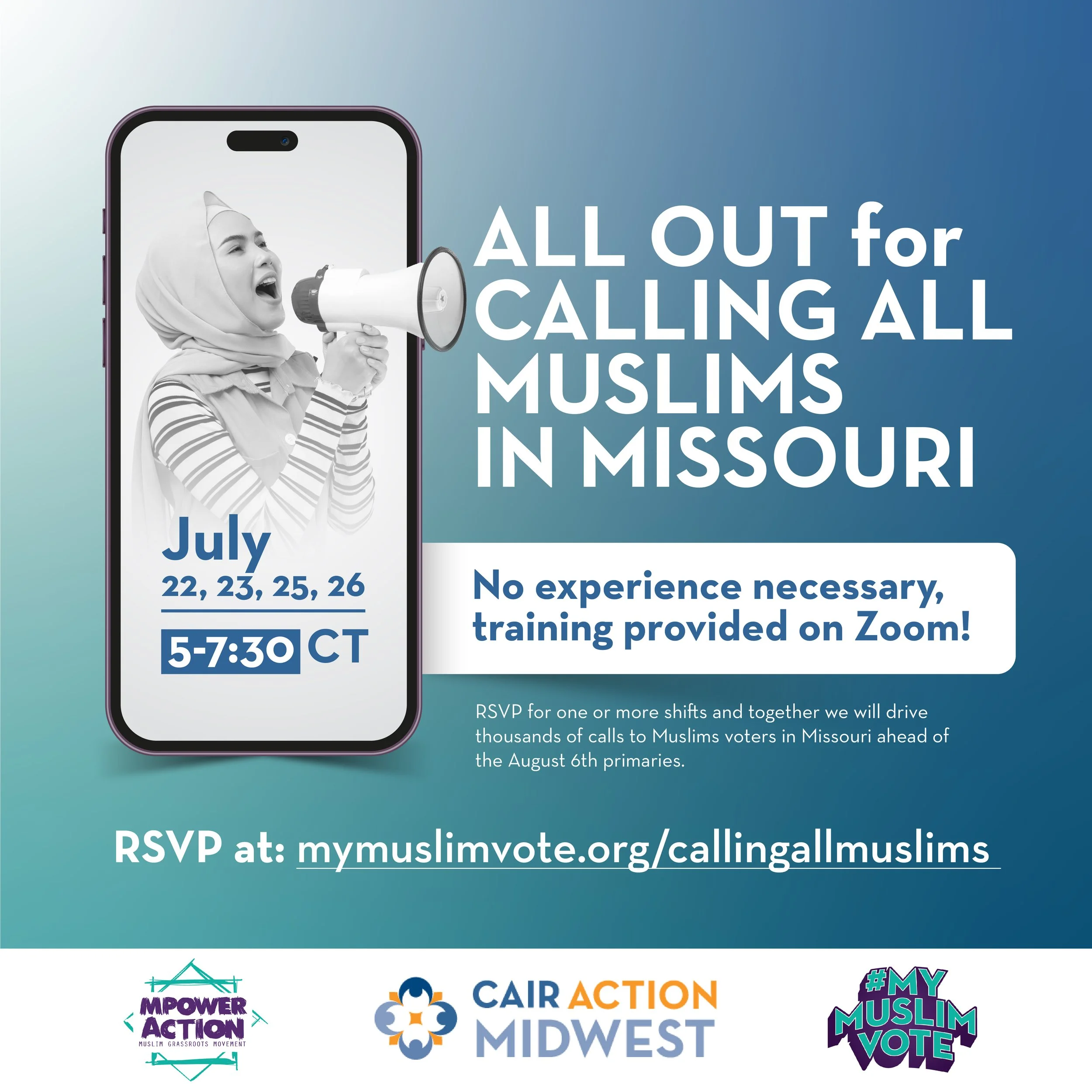 Calling All Muslims in Missouri