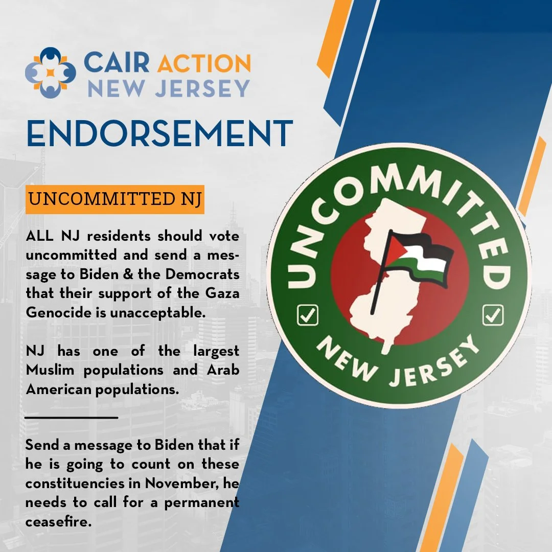 Uncommited New Jersey Endorsement