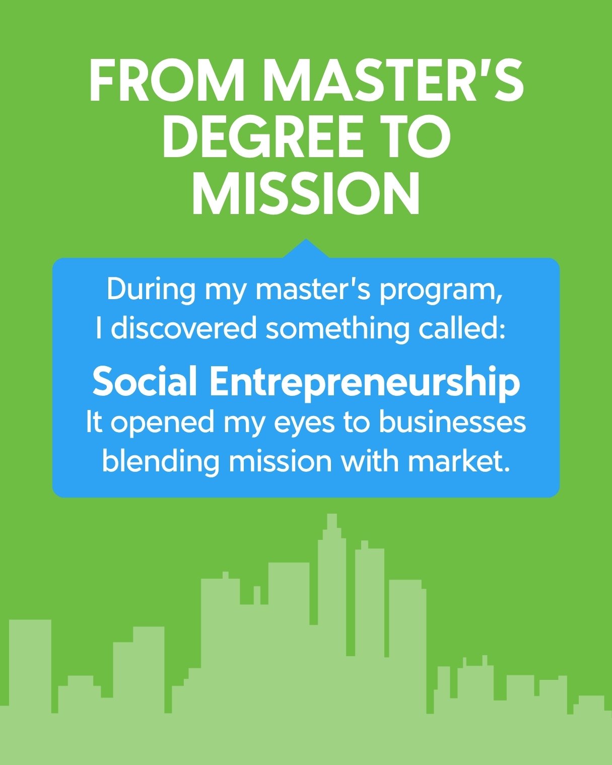 From Master’s Degree to Mission