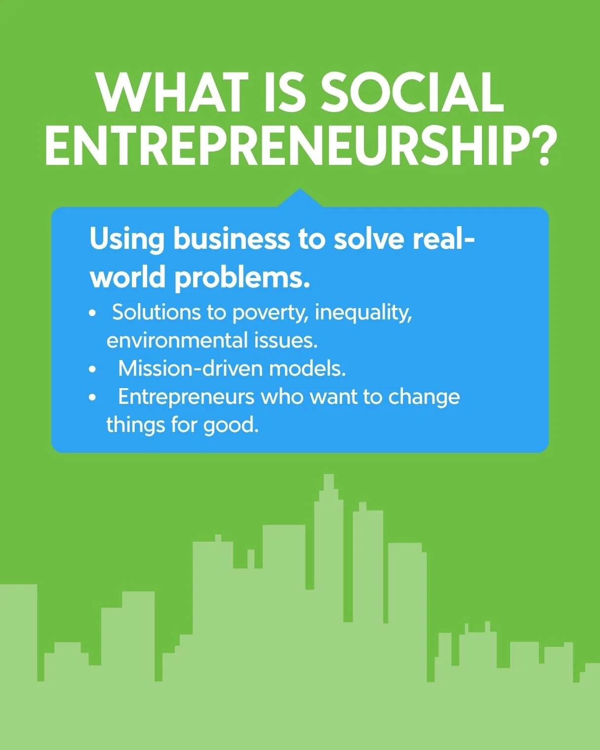 What is Social Entrepreneurship